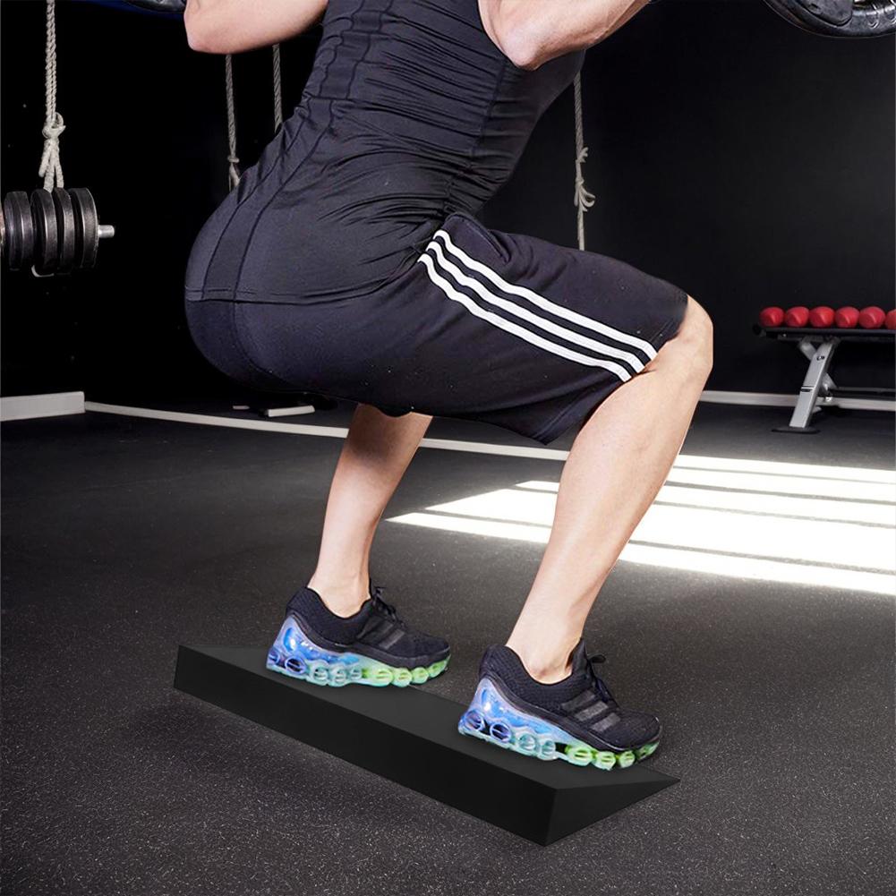 Slant Board Calf Stretcher Anti Slip Squat Board Ergonomic Incline Balance Board Multi-Function for Weightlifting Fitness China Mainland