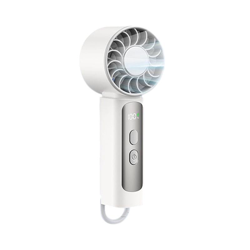 Ice Pack Handheld Turbo Mini USB Fan with Long-Lasting Portable Semiconductor Cooling