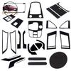 For Jaguar F-TYPE 2013-2025 PVC Glossy Black Interior Modification Center Control Trim Strip Door Trim Sticker Car Accessories