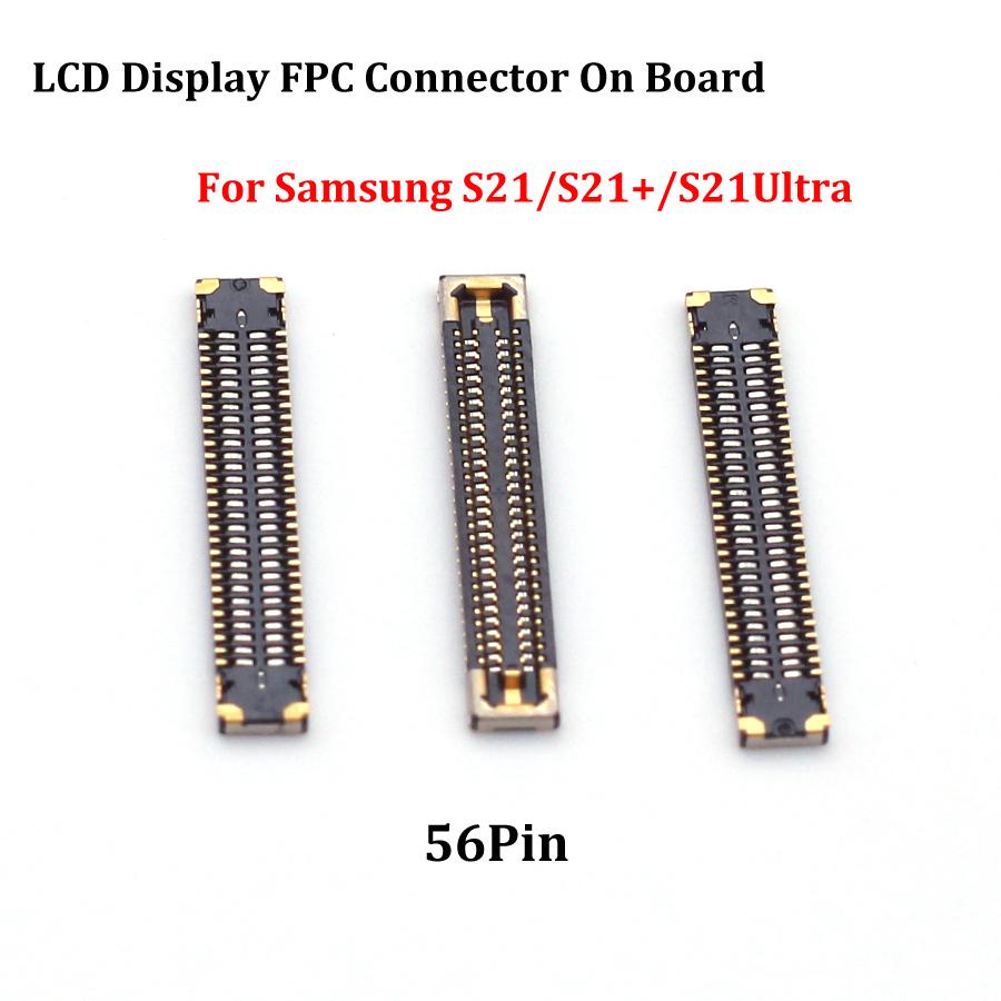 10PCS LCD Display FPC Connector For Samsung S21 FE S20 S22 S23 S24 S25 Plus Ultra On MainBoard Motherboard Screen FPC Connector