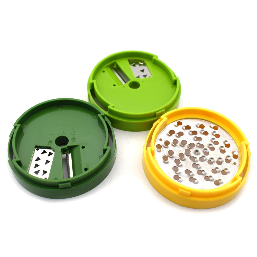 3 In 1 Hand-held Spiralizer Spiral Rotating Cutter Silk Cup Vegetable Garlic Press Grater Chopper Kitchen Tool Accessories