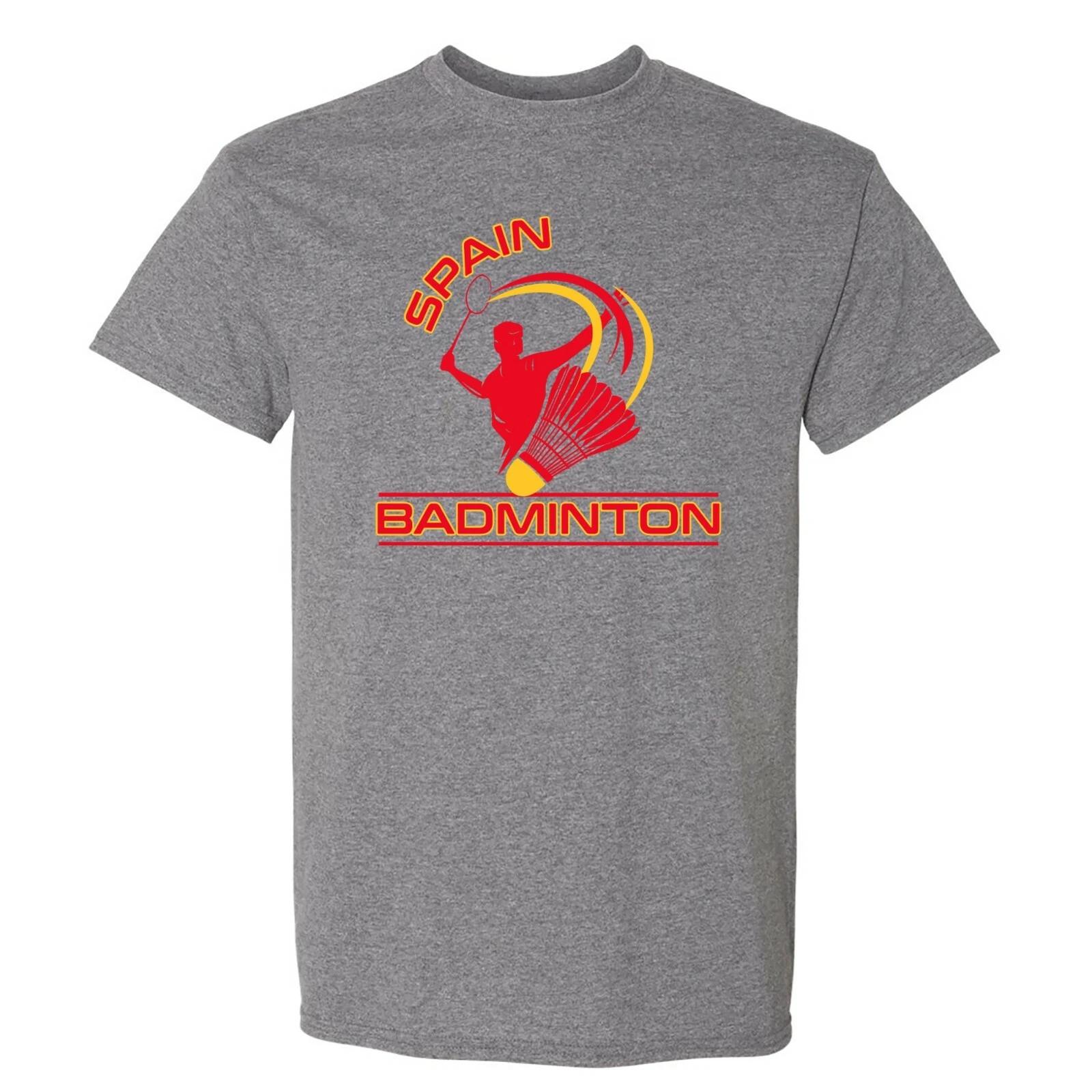 

Spain Badminton - Sports Athletics Summer T Shirt - Graphite Heather XL