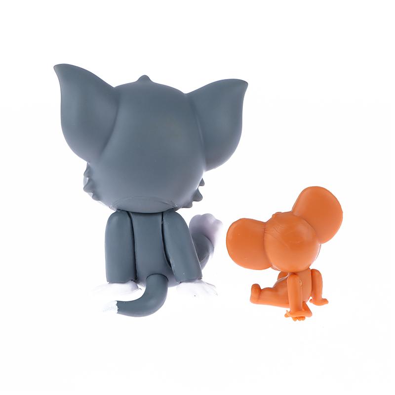 Anime Tom And Jerry Kawaii Blind Box Action Figure Cheese Style Model Kids Toy Christmas Gifts Tabletop Automotive Ornaments