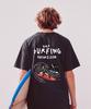 OHP Ohpxquirk Couple Surfing Semi-Oversized Short Sleeve T-Shirt 6 (B Type)