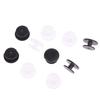 100Pcs Plastic Buckles Ornaments For Shoes Accessories Diy Shoes Buttons Lightweight Buckles Black Clear Buckles Findings