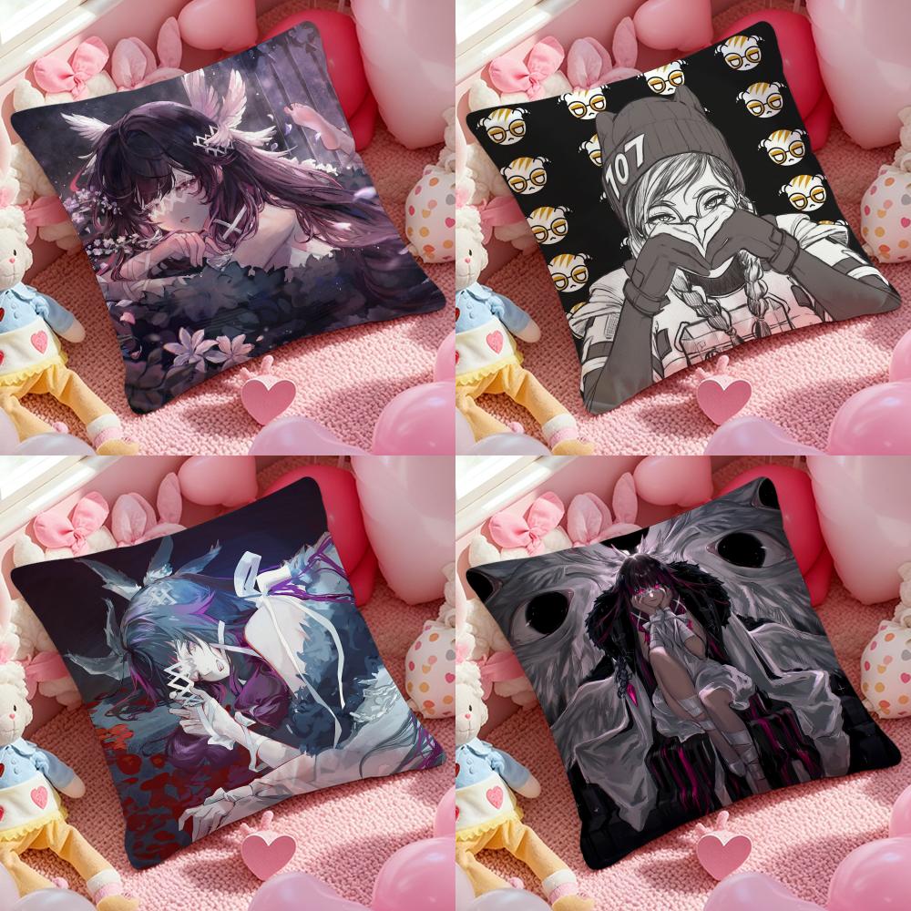 Cushion Cover Anti-dustmite Pillowcase Invisible Zipper Silky Short Plush Sofa Cushion Cover B-Bazaar Magazine