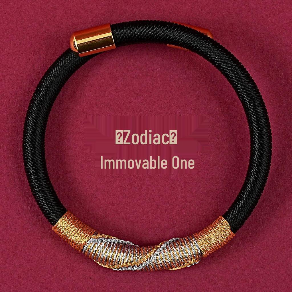 2026 Year of the Horse Red Panlong Knot Hand-Woven Adjustable Rope