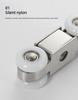 Modern Design Iron Sliding Roller Fittings Glass Door Wheel Ruedas for Bathroom Living Room Hotel and Home Office