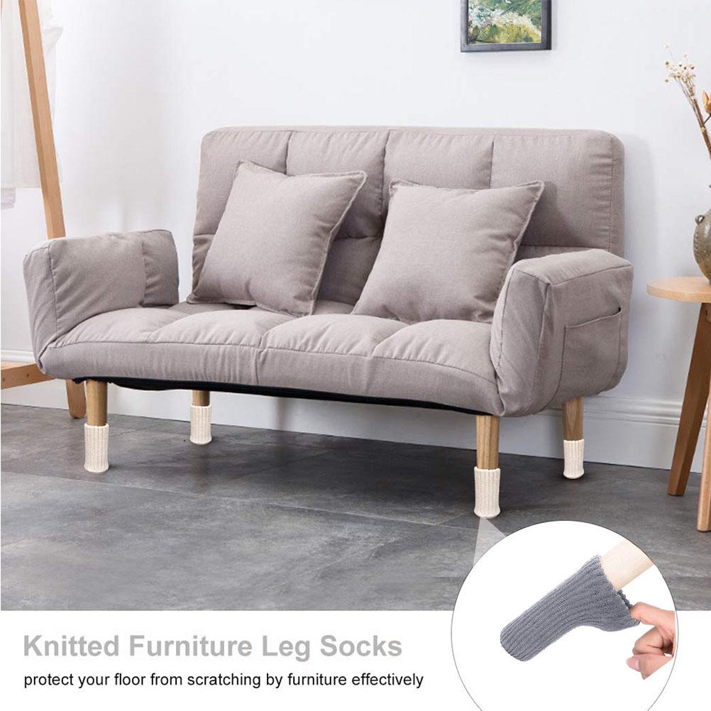 16Pcs Chair Covers High Elastic Non Slip Chair Leg Feet Covers Covers Knitting Furniture Covers