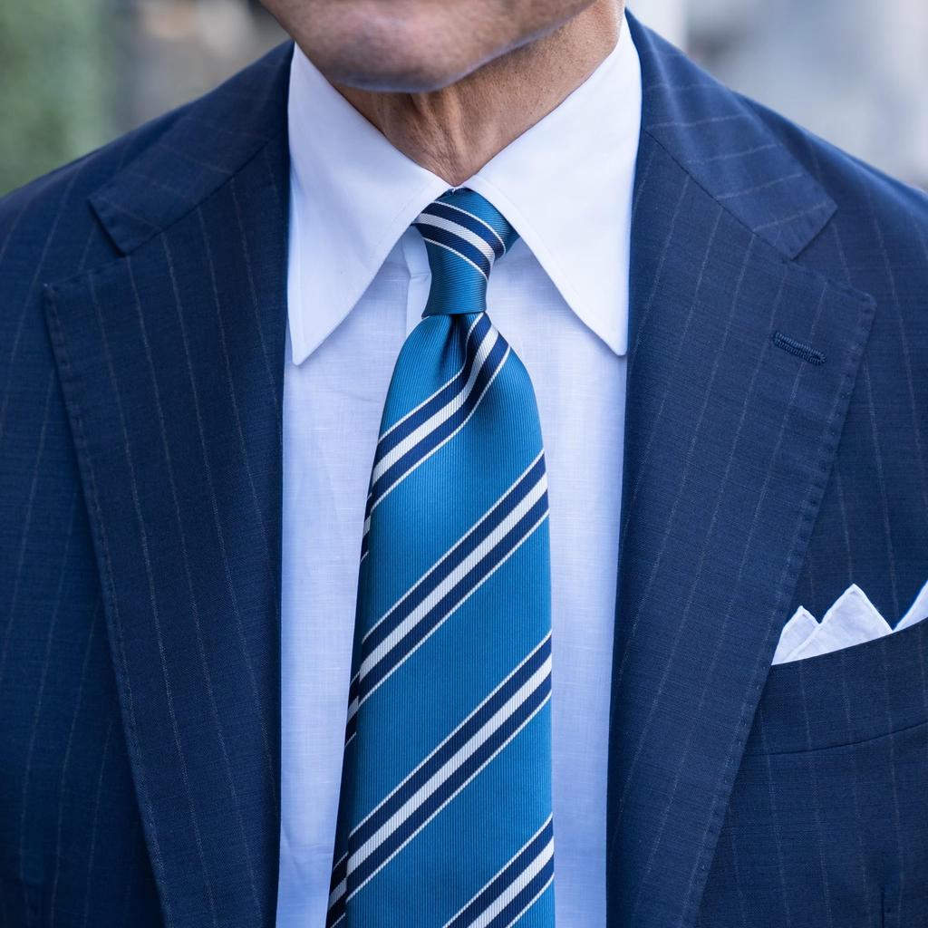 Robert Fraser Brand Business Formal [Robert Fraser] Tie, Silk, (Striped/WINE)