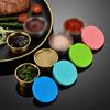 6Pcs Multipurpose 304Stainless Steel Condiment Holders Condiment Cups Snacks Container with Lid for Meal Organization