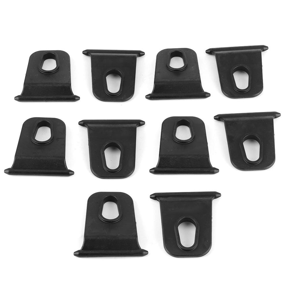 10PCS Black Awning Hooks RV Clothes Hanger Clothes Hanger Organizer RV Awning Hooks  Tent Use
