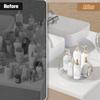 Rotating Single Layer Storage Rack Kitchen Organizer Lazy Susan Turntable Multifunctional Rotatable Shelf for Countertop and Cabinet Use