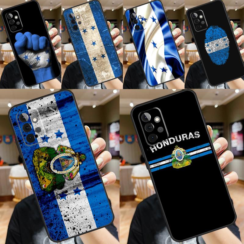 Honduras Flag Case For Samsung Galaxy A55 A35 A15 A14 A34 A54 A53 A33 A23 A13 A12 A32 A52 A51 A71 Cover