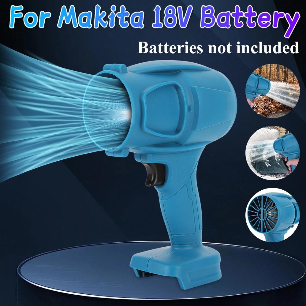 Wireless Strong Wind Air Blower for Makita 18V Battery(No Battery) Dust Blower Mini Jet Dry Blower Fan for Keyboard Car Camping