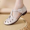 Women's Summer New Flat-soled Soft-soled Hollow Sandals Toe-layer Soft Cowhide Hollow Inner Women's Hole Shoes