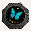 Enchanted Butterfly Mandala Wall Art: Celestial Decor for Your SpaceUmbrella, Portable 3-Fold Compact Umbrella for Men & Women Gift