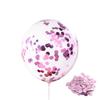Transparent Sequined Latex Balloons for Parties and Weddings, 2.8g