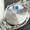 Used CASIO EDIFICE Watch Chronograph World Time Date Black Case With Links Made In Japan