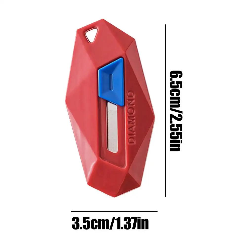 Unbox Knife Safety Round Head Cutter Magnetic Carton Box Cutter for Opening Package Letter Utility Knife