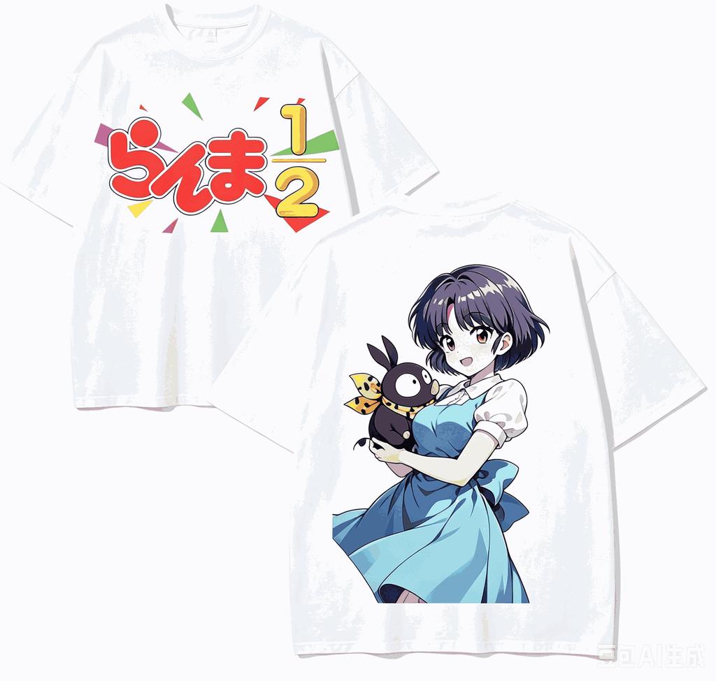 Ranma 12 Anime Lover TShirt Harajuku Cotton NewModel High Street Retro Fashion Oversized Unisex High Quality Comfortable Soft