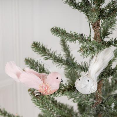 Pingente de pássaro simulado árvore de natal pendurado espuma pena pássaro ornamento para decoração festiva de casa