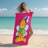1Pc Garfield'S Hug Adventure Beach Towel Microfiber Beach Towel Thin Absorbent For Beach Swimming Yoga Bath Sports 091773