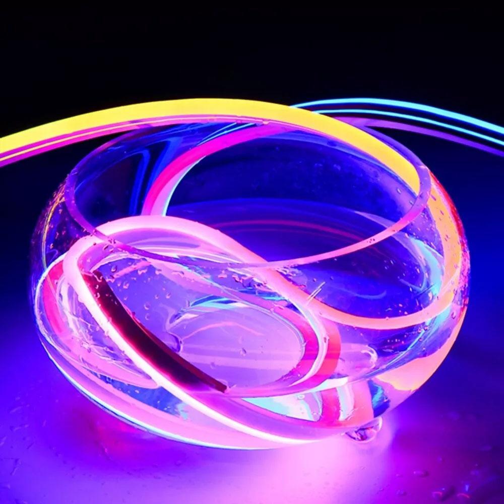 RGB Neon LED Strip Light 5V USB Flexible Waterproof Rope Lamp APP Remote Music Sync for Gaming Room TV Backlight Christmas Decor