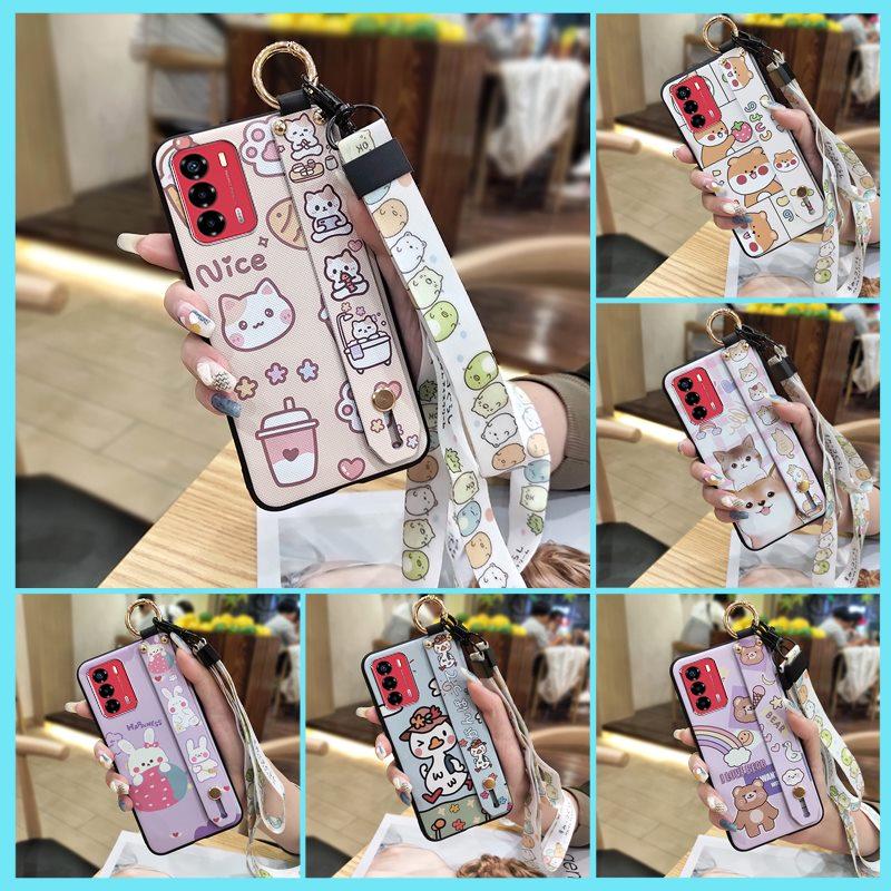 Durable Ring Phone Case For ZTE Blade V40 Vita/A72 Anti-dust Fashion Design Anti-knock Phone Holder Waterproof Wristband