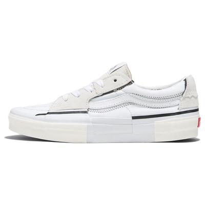 Sk8 Reconstruct Low Top Skate Shoes Unisex Sneaker White VN0009QSW00