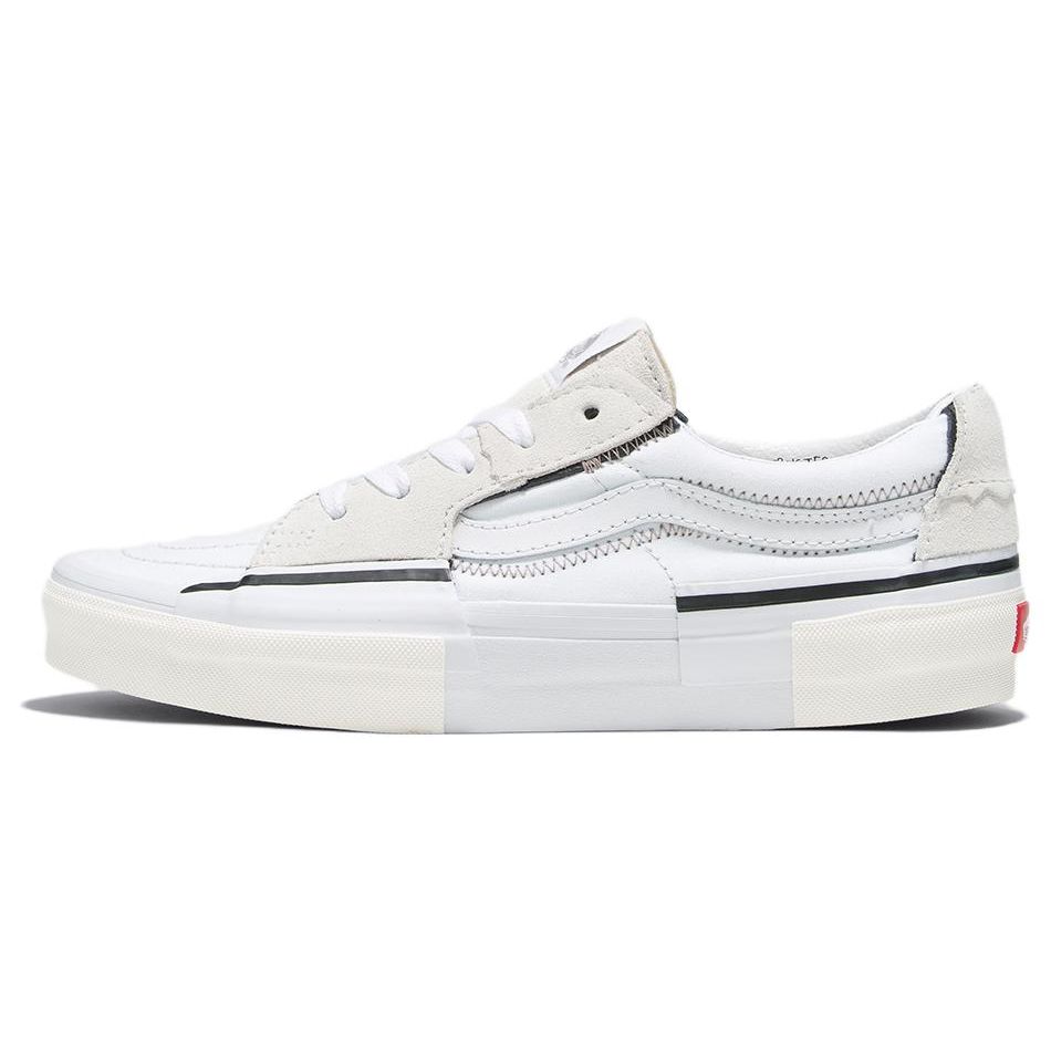 

Vans Sk8 Reconstruct Низкие кеды для скейтбординга Унисекс кроссовки Белые VN0009QSW00 35