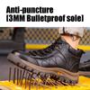 Labor Protection Shoes Men's Welder Shoes Steel Toe Anti-smashing and Puncture Prevention Men's Shoes Spark Resistant Safety Protection
