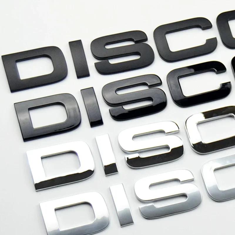 3D ABS Letters Logo Car Front Hood Badge Bonnet Sticker Land Rover Discovery Sports Emblem Discovery 4 3 5 2 TD5 Accessories