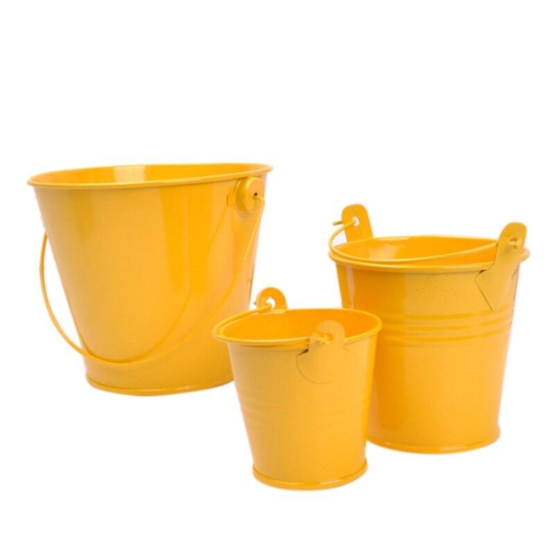 Мини Металлические Ведерки Красочные Жестяные Ведерки с Ручками Конфетные Коробки Принадлежности для Детского Праздника Свадебные Принадлежности Домашнее Украшение Органайзер для Хранения S 759₽
