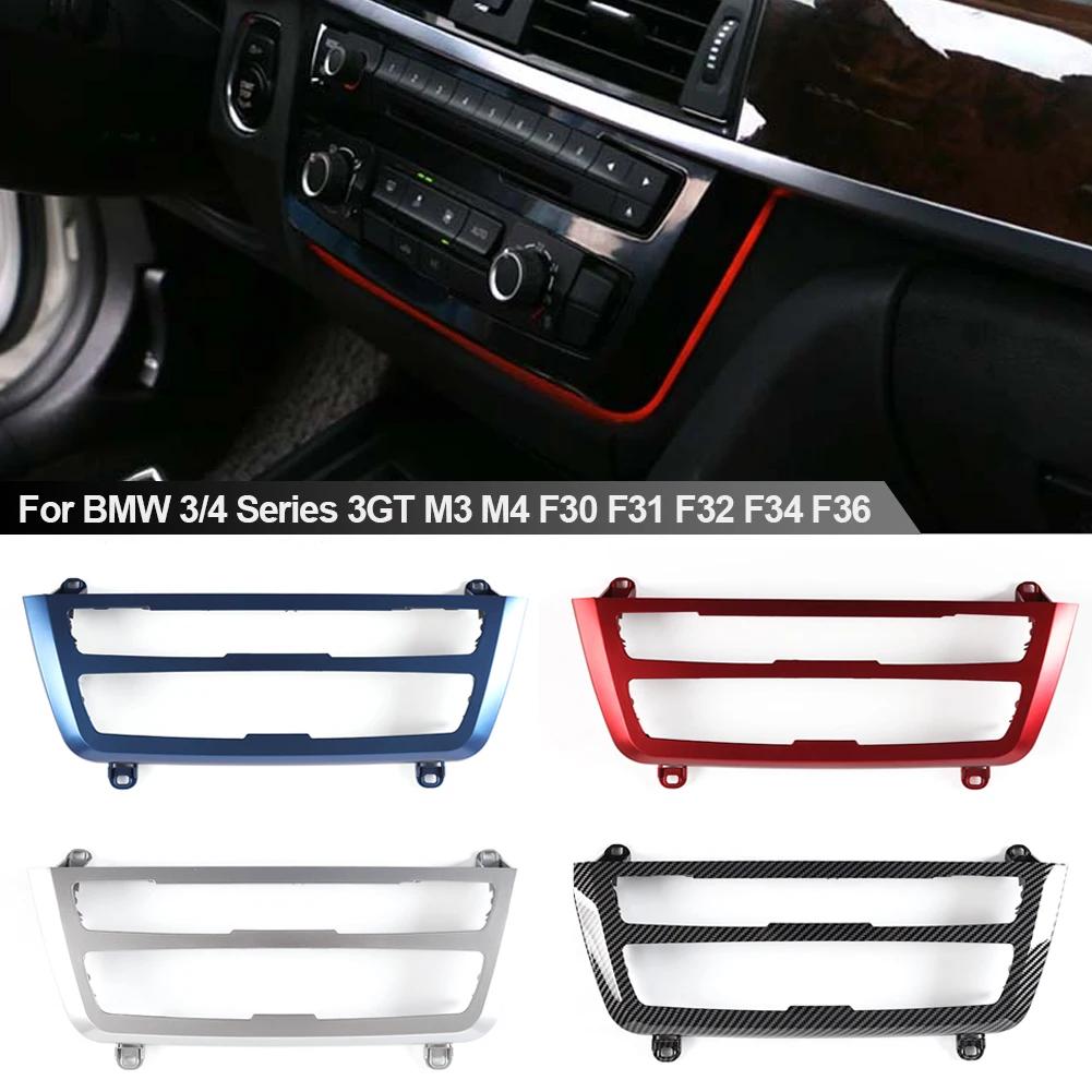 Radio Trim Led Dashboard Center Console AC Panel Light with Blue and Orange Color Atmosphere Light for BMW 3 & 4 Series F30 LCI