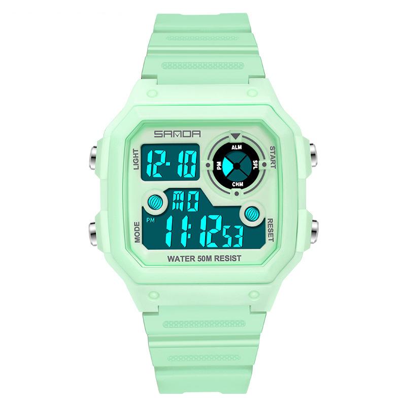 Mens Fashion Led Digital Watch Student Sports Multifunction Electronic Watch Female Clock Gift