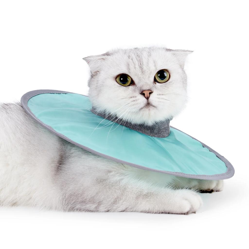 Cat Recovery Collar Pet Protective Collar After Surgery Waterproof Adjustable Prevent Licking Pet Supplies Elizabethan Collar