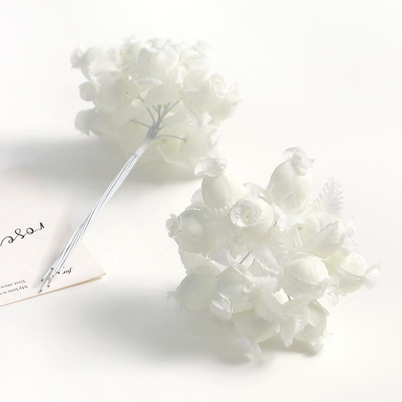 1/5/10bundle Rose Artificial Flowers Silk Fake Flowers for Home Decor Wedding Decoration Supplies DIY Crafts Wreath Accessories