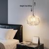 Modern French Cream Pendant Lights: Minimalist Bedside and Hallway Fixtures