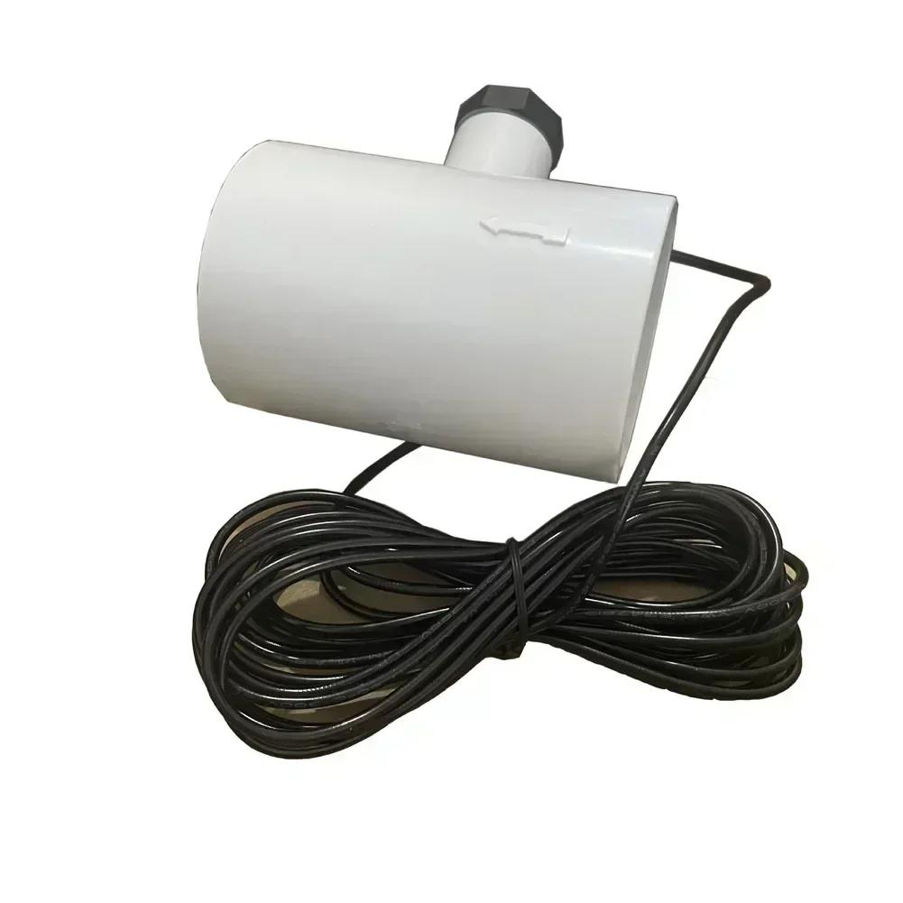 Comutator de debit piscină cu conector T și senzor fiabil de debit apă, Cablu de 4,5 M 1/2 NPT Accesorii pentru instrumente comutator de debit piscină