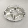 Multi-Compartment Steamer Tray Easy to Clean for Serving Multiple Steamed Dishes
