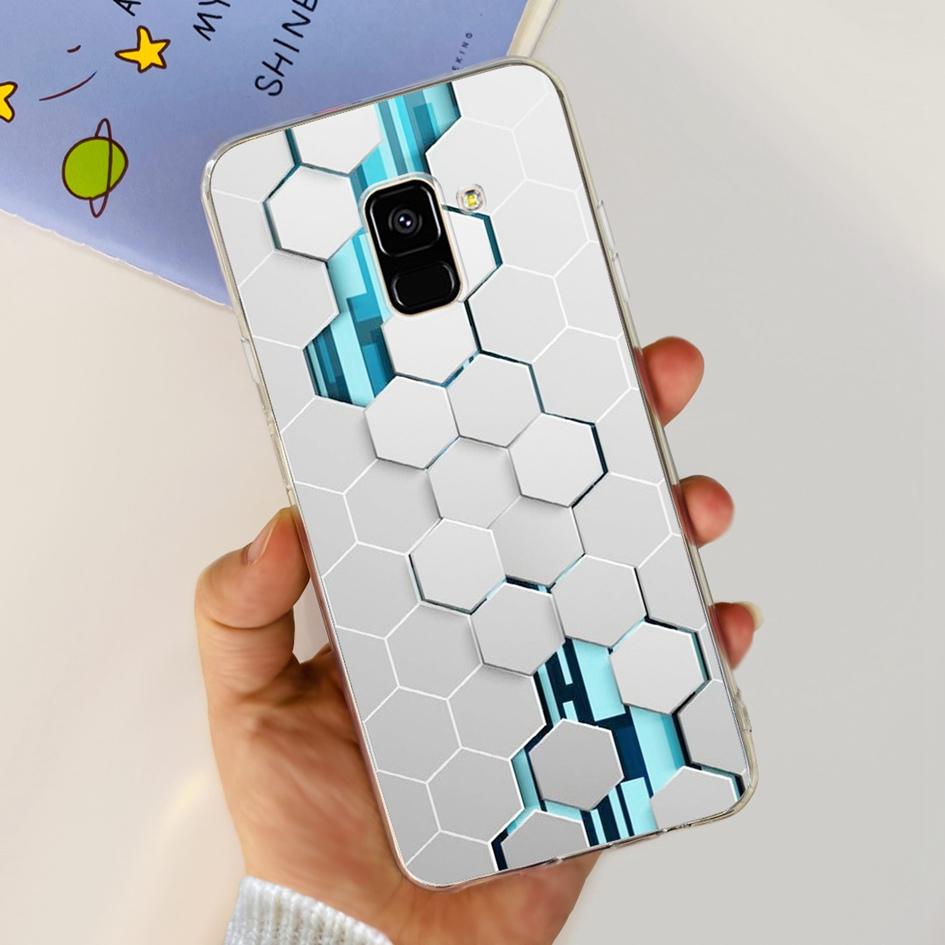 For Samsung Galaxy A8 Plus 2018 Case SM-A730F Cover Cute Cartoon Silicone Soft TPU Phone Case For Samsung A8 2018 SM-A530F Coque