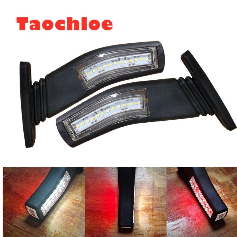 1 pereche 10-30v LED lumini laterale de contur lampă de tulpină lampă de marcare lampă E8 E-MARK remorcă camion camion tractor autobuz lumini