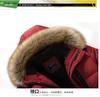 Men's Winter Thick Hooded Jacket with Fur Collar - Warm, Loose, Casual Outdoor Top