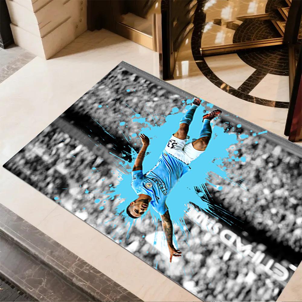 Psg Star Action Area Rug Suitable for Decorate room Bedrooms Hallway Dormitory Antislip Carpet Anime Office Decor