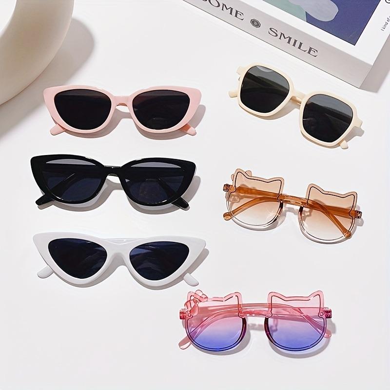 6 Pairs of Fashionable Decorative Frame Glasses Birthday Party Gifts Po Props Daily Accessories Glasses Lightweight Design