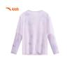 Anta Girls' 2025 Floral Faux Two-Piece Long Sleeve T-Shirt