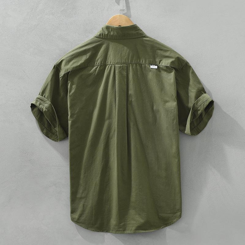 Рубашки с коротким рукавом в уличном стиле для мужчин — фото 4