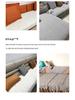 All-Season Non-Slip Pure Cotton Sofa Cushion - Solid Color, Japanese & Korean Design (2024 Model)