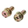 Concave Head Hexagon Combination Bolt Set with Spring Washer and Gasket - 3 Pieces